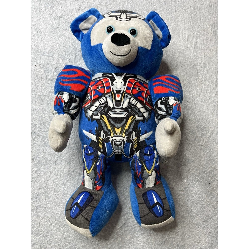 Transformers 2016 Authentic Build A Bear Blue Plush Toy 17"
